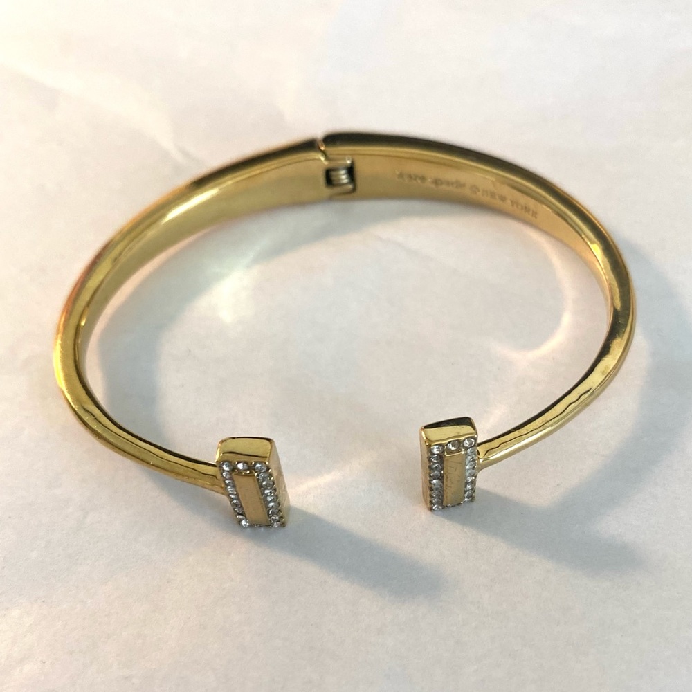 Kate Spade Thin Cuff Bracelet Gold